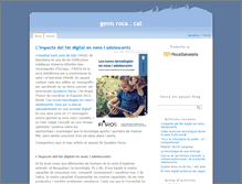 Tablet Screenshot of genisroca.cat